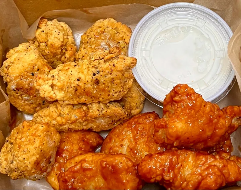 Plain Boneless Wings
